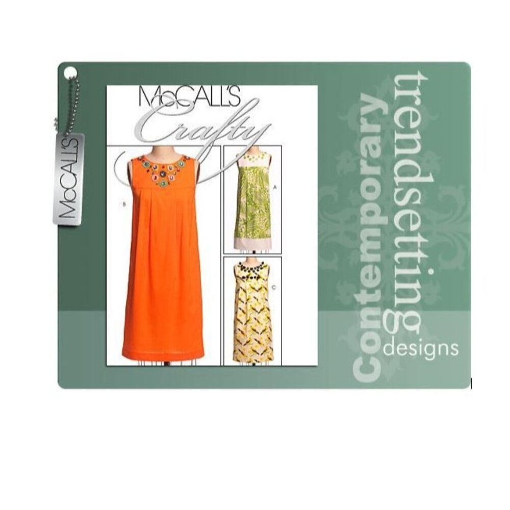 McCalls Sewing Pattern 5620 Dress Design your Craft Misses Size‎ 6-14